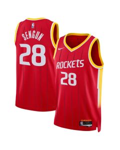 Women's Houston Rockets #28 Alperen Sengun Red 2026/27 Icon Edition Stitched Basketball Jersey
