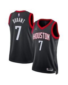 Women's Houston Rockets #7 Kevin Durant Black Statement Edition Swingman Jersey