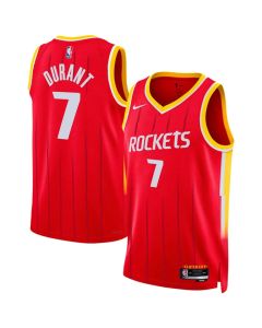 Women's Houston Rockets #7 Kevin Durant Red 2026/27 Icon Edition Stitched Basketball Jersey