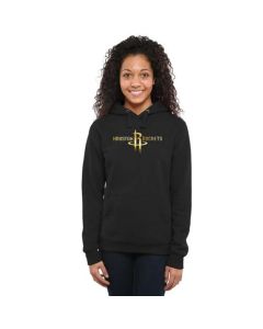 Women's Houston Rockets Gold Collection Pullover Hoodie Black
