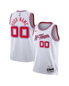 Women's Houston Rockets NIke White 2025/26 Swingman City Edition Custom Jersey