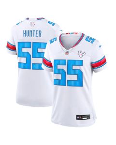 Women's Houston Texans #55 Danielle Hunter White 2026 Rivalries Collection Game Jersey (White)
