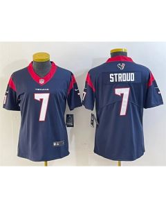 Women's Houston Texans #7 C.J. Stroud Navy Vapor Untouchable Limited Stitched Jersey (Run Small)