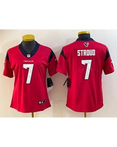 Women's Houston Texans #7 C.J. Stroud Red Vapor Untouchable Limited Stitched Jersey (Run Small)