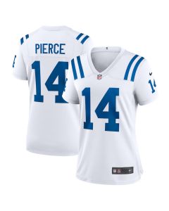 Women's Indianapolis Colts #14 Alec Pierce Nike White Away Game Player Jersey (White)