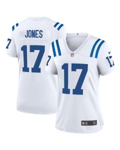 Women's Indianapolis Colts #17 Daniel Jones White Game Jersey