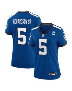 Women's Indianapolis Colts #5 Anthony Richardson Sr. Royal Alternate Indiana Nights Game Jersey