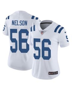 Women's Indianapolis Colts #56 Quenton Nelson White Vapor Untouchable Limited Stitched NFL Jersey(Run Small)