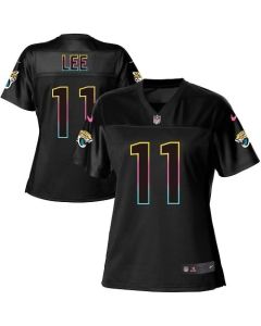 Women's Jacksonville Jaguars #11 Marqise Lee Black Stitched Jersey(Run Small)