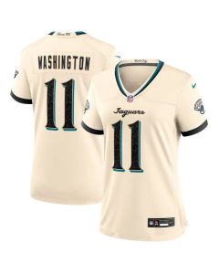 Women's Jacksonville Jaguars #11 Parker Washington Cream 2026 Rivalries Collection Game Jersey (Cream)