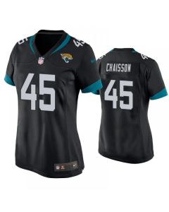 Women's Jacksonville Jaguars #45 K'Lavon Chaisson Black Stitched Jersey(Run Small)