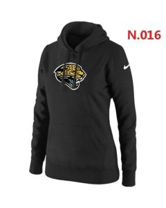 Women's Jacksonville Jaguars Logo Pullover Hoodie Black
