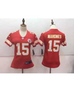 Women's Kansas City Chiefs #15 Patrick Mahomes Red Vapor Untouchable Player Limited Stitched NFL Jersey