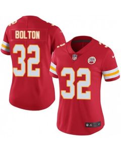 Women's Kansas City Chiefs #32 Nick Bolton Red Vapor Stitched Jersey(Run Small)