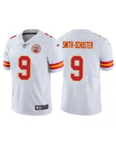 Women's Kansas City Chiefs #9 JuJu Smith-Schuster White Vapor Untouchable Limited Stitched Jersey(Run Small)