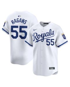 Women's Kansas City Royals #55 Cole Ragans White Home Limited Player Jersey (White)