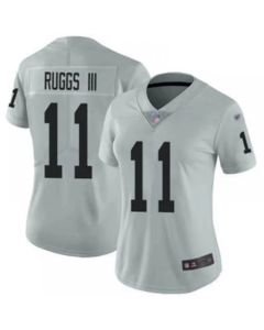 Women's Las Vegas Raiders #11 Henry Ruggs III Grey Vapor Untouchable Limited Stitched NFL Jersey(Run Small)
