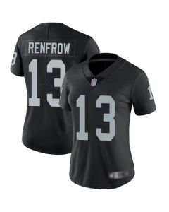 Women's Las Vegas Raiders #13 Hunter Renfrow Black Vapor Untouchable Limited Stitched Jersey(Run Small)
