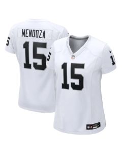 Women's Las Vegas Raiders #15 Fernando Mendoza White Game Player Jersey