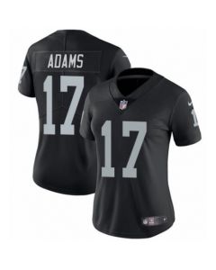 Women's Las Vegas Raiders #17 Davante Adams Black Vapor Untouchable Limited Stitched Jersey(Run Small)