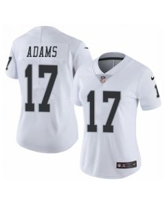 Women's Las Vegas Raiders #17 Davante Adams White Vapor Untouchable Limited Stitched Jersey(Run Small)