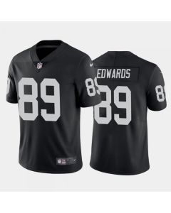 Women's Las Vegas Raiders #89 Bryan Edwards Black Vapor Untouchable Limited Stitched Jersey(Run Small)