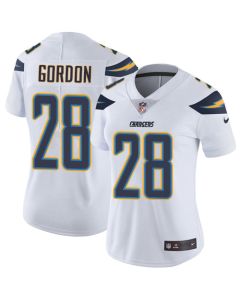 Women's Los Angeles Chargers #28 Melvin Gordon III White Vapor Untouchable Limited Stitched NFL Jersey