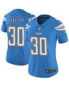 Women's Los Angeles Chargers #30 Austin Ekeler Blue Vapor Untouchable Limited Stitched NFL Jersey