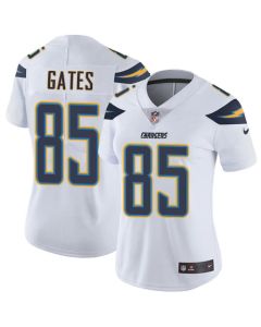 Women's Los Angeles Chargers #85 Antonio Gates White Vapor Untouchable Limited Stitched NFL Jersey