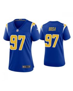 Women's Los Angeles Chargers #97 Joey Bosa Royal Vapor Untouchable Limited Stitched Jersey