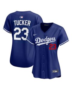 Women's Los Angeles Dodgers #23 Kyle Tucker Royal Cool Base Jersey (Royal)