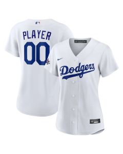 Women's Los Angeles Dodgers White 2025 MLB All-Star Game Home Custom Replica Jersey (White)