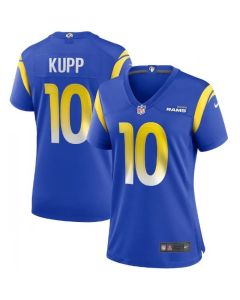 Women's Los Angeles Rams #10 Cooper Kupp Royal Vapor Untouchable Limited Stitched Jersey(Run Small)