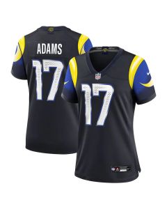 Women's Los Angeles Rams #17 Davante Adams Black Rivalries Collection Game Jersey (Black)