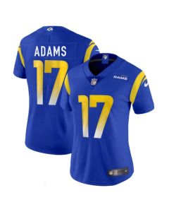 Women's Los Angeles Rams #17 Davante Adams Blue Vapor Untouchable Limited Stitched Jersey (Blue)