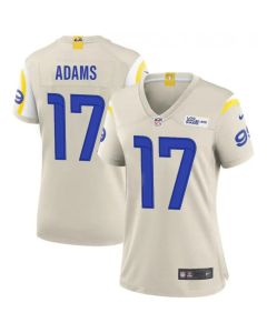 Women's Los Angeles Rams #17 Davante Adams Bone 2024 Game Stitched Football Jersey
