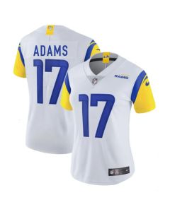 Women's Los Angeles Rams #17 Davante Adams White Stitched Game Jersey (White)