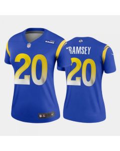 Women's Los Angeles Rams #20 Jalen Ramsey 2020 Royal Stitched Jersey(Run Small)