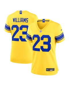 Women's Los Angeles Rams #23 Kyren Williams Nike Classic Sol Game Jersey (Style 2)