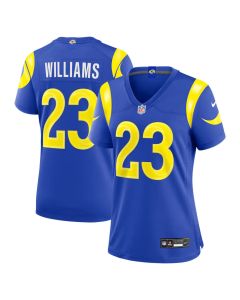 Women's Los Angeles Rams #23 Kyren Williams Nike Royal Game Jersey (Royal)