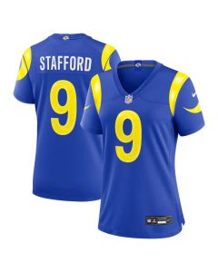 Women's Los Angeles Rams #9 Matthew Stafford Nike Royal Game Jersey (Royal)