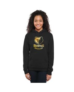 Women's Memphis Grizzlies Gold Collection Pullover Hoodie Black