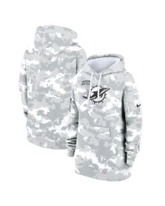 Women's Miami Dolphins Arctic Camo 2024 Salute To Service Club Fleece Pullover Hoodie (Camo)
