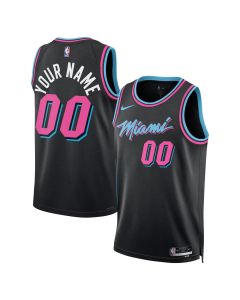 Women's Miami Heat Nike Black 2025/26 Swingman City Edition Custom Jersey (Black)