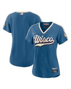 Women's Milwaukee Brewers Nike Mineral Blue 2026 City Connect Stadium Jersey (Blue)