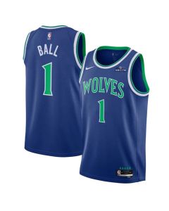 Women's Minnesota Timberwolves #1 LaMelo Ball Blue 2026/27 Icon Edition Jersey