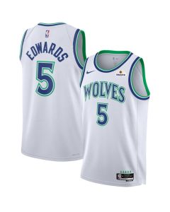Women's Minnesota Timberwolves #5 Anthony Edwards White 2026/27 Association Edition Jersey