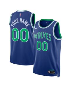 Women's Minnesota Timberwolves Blue 2026/27 Icon Edition Stitched Basketball Custom Jersey