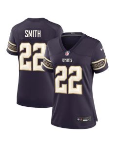 Women's Minnesota Vikings #22 Harrison Smith Purple 2026 Rivalries Collection Game Jersey (Purple)