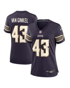 Women's Minnesota Vikings #43 Andrew Van Ginkel Purple 2026 Rivalries Collection Game Jersey